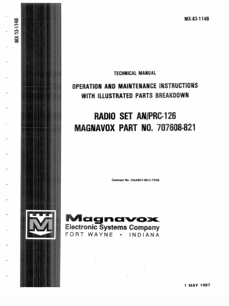 PRC-126 Technical Manual