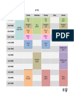 4F PH First Semester Schedule