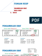 Hitungan Resep