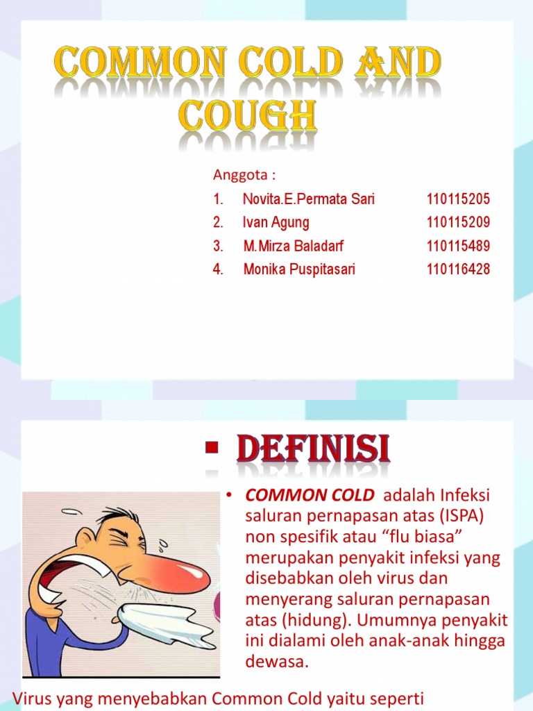 Patofisiologi dan Gejala Common Cold | PDF
