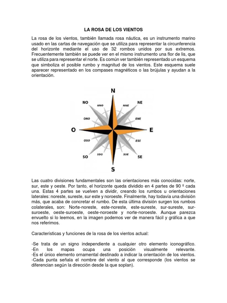 La rosa de los vientos. Nota preliminar de F.S.R.