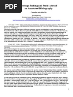 Download Heritage Seeking and Study Abroad-An Annotated Bibliography by Comp 2008 by David Comp SN3877858 doc pdf