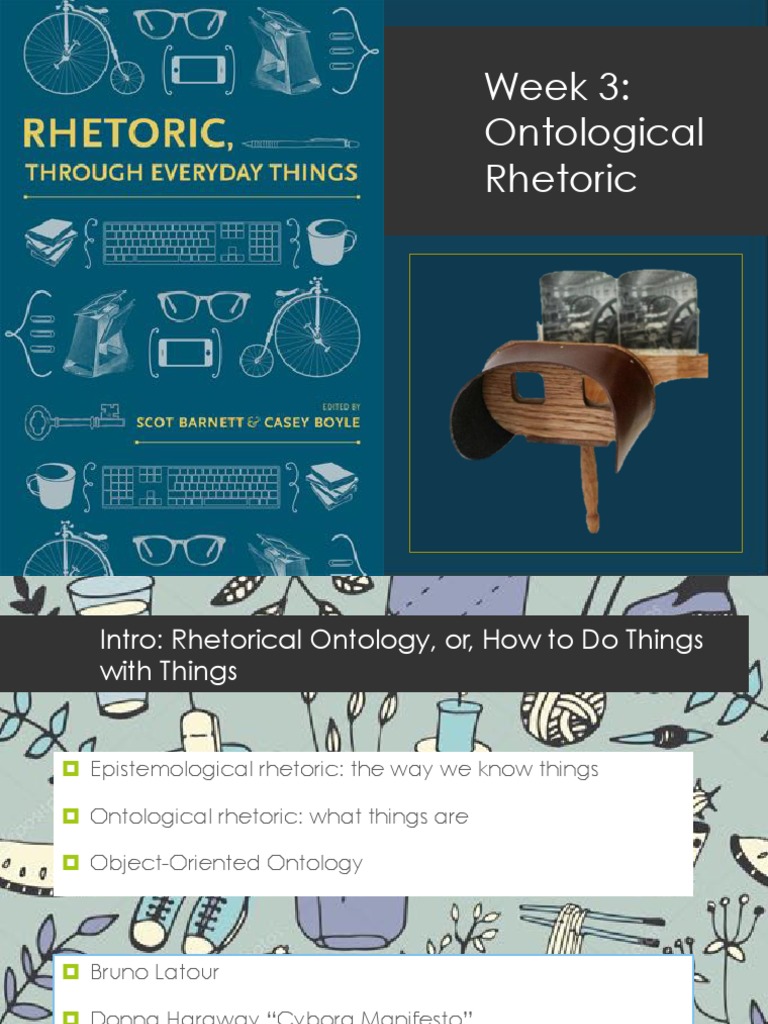 Week 3 Ontology | Download Free PDF | Rhetoric | Ontology
