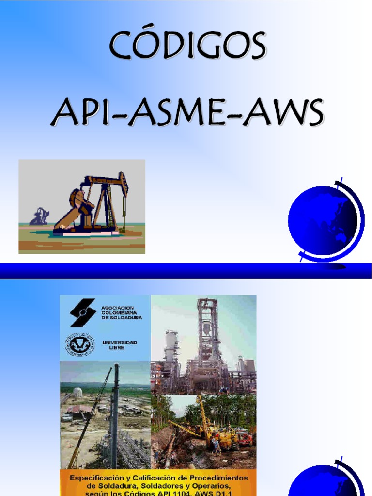 Normas de Soldadura: API y ASME | PDF | Soldadura | Construcción