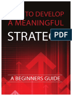 How to Develop a Meaningful Strategy