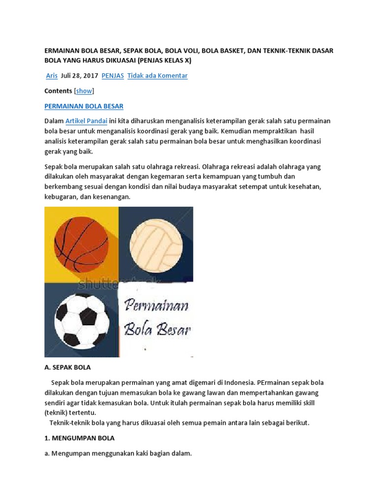 Ermainan Bola Besar