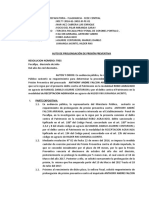 Prolongación de Prisión Preventiva