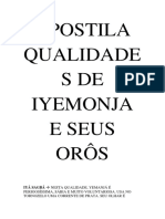 Apostila Qualidades de Iyemonja e Seus Orôs