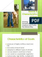 Breeds & Characteristics of Farm Animals: Growing Domesticated Livestock and Poultry The Natural Way