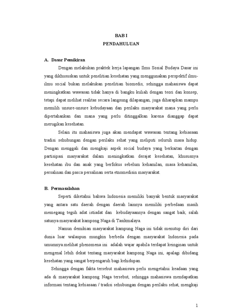 makalah gambaran umum