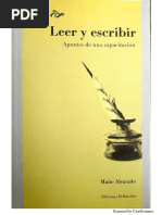 ALVARADO Leer y Escribir. Apuntes para Una Capacitación.