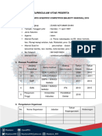 Curriculum Vitae Peserta