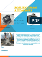 Clasificación de cucharas excavadora