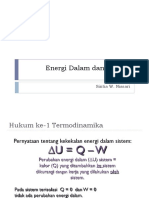 Energi Dalam Dan Entalpi PDF