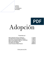 Monografía Sobre Adopción