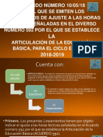 ACUERDO NÚMERO 10/05/18: Por El Que Se Emiten Los Lectivas Señaladas en El Diverso Número 592 Por El Que Se Establece