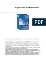 Manual de Preparación Psu Matemática PDF