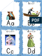 Free - Frozen Alphabet Cards2 PDF