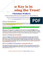 Expressing The Trust Is The Key-Christian Walters