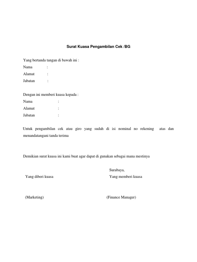 Surat Kuasa Pengambilan Cek (Contoh).docx
