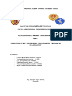 UNIDAD 1 CARACTERISTICAS Y PROPIEDADES FISICO-QUIMICAS Y MECANICAS DE LA MADERA - Grupo 1