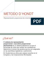 Método D Hondt