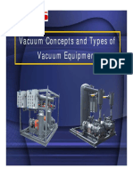 Vacuum Concepts and Types of Vacuum Equipment