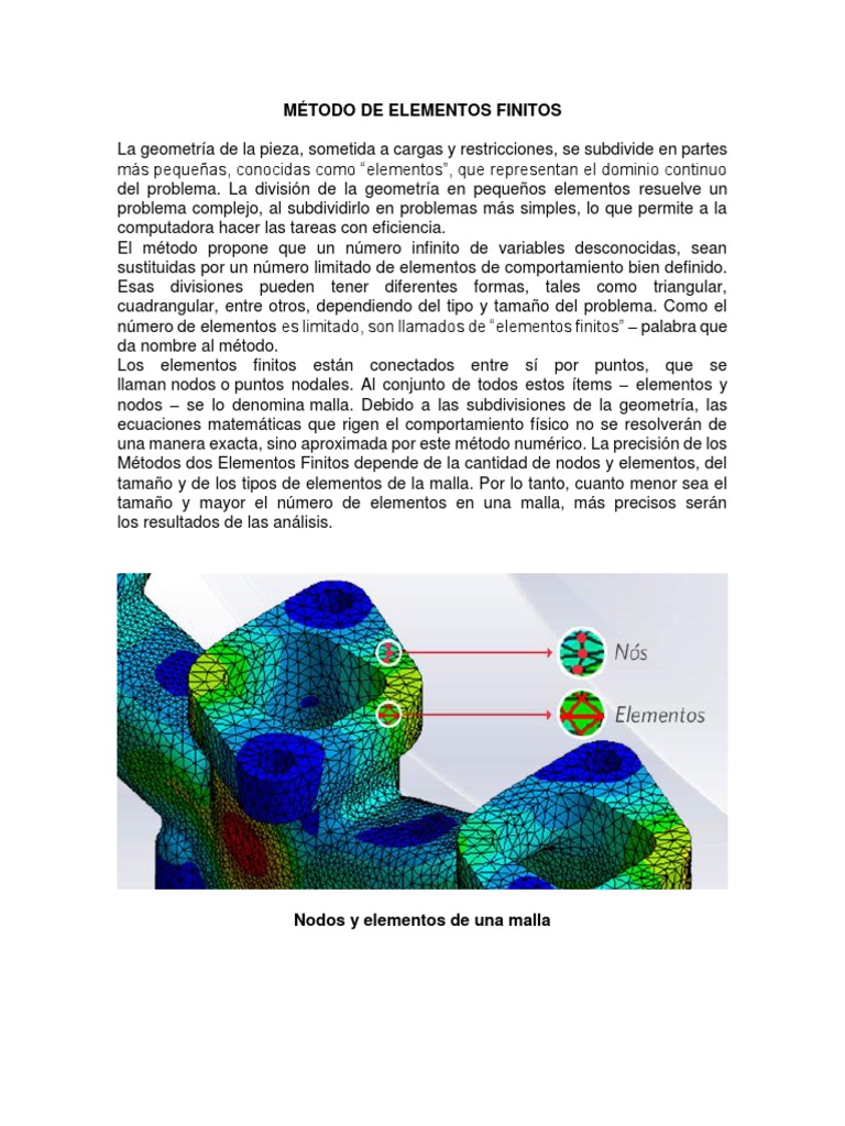 Método de Elementos Finitos en Ingeniería | PDF | Método de elementos ...