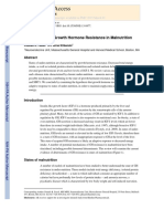 Determinants of Growth Hormone Resistance in Malnutrition