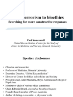 Paul Komesaroff Ethical Responses To Terrorism (Yogjakarta November 2016 Shortened Version)