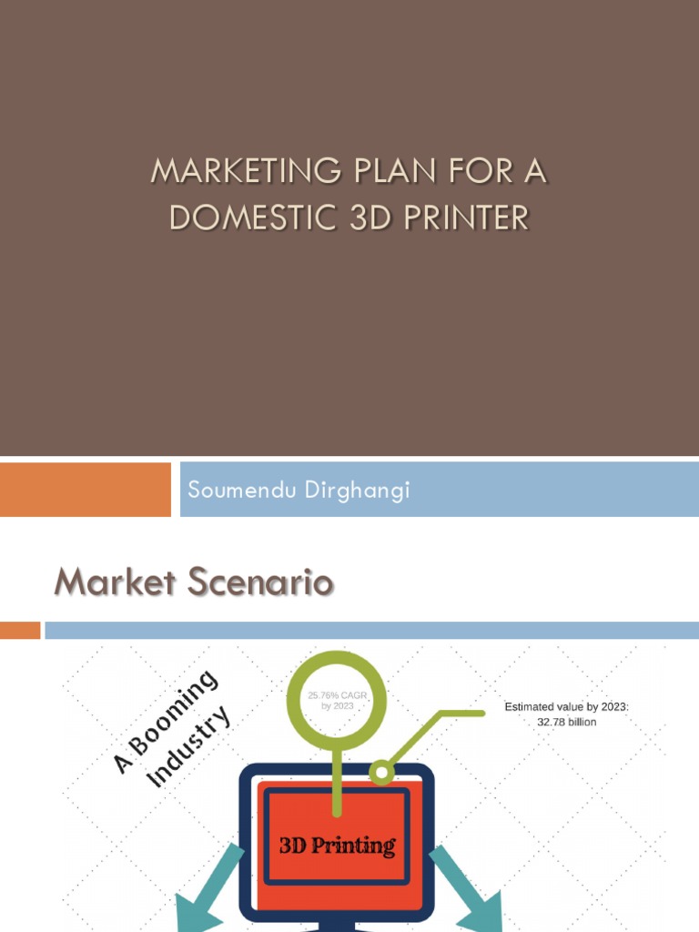 Domestic 3D Printer Marketing Plan | PDF