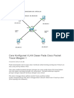 Konfigurasi VLAN Dasar Cisco PT