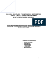 Diagnóstico Matemática 10o Ano