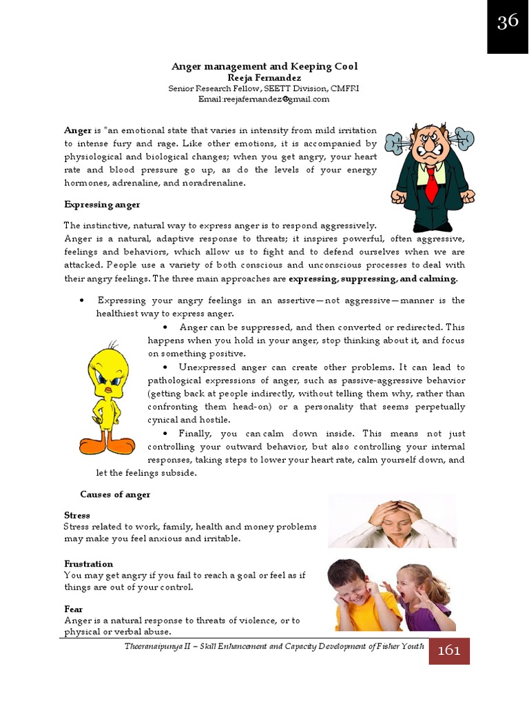 Anger Management Techniques Explained | PDF | Anger | Emotions