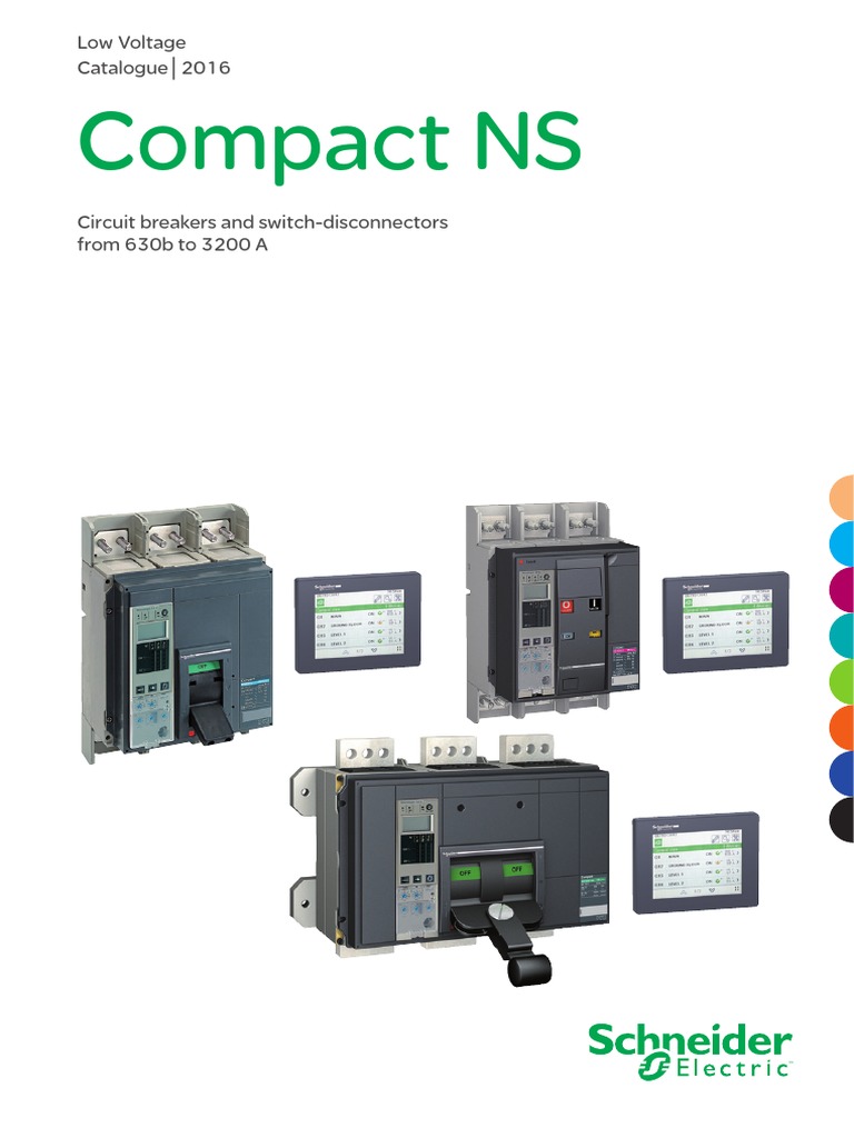 Compact NS From 630 To 3200A Catalogue Schneider PDF | PDF ...