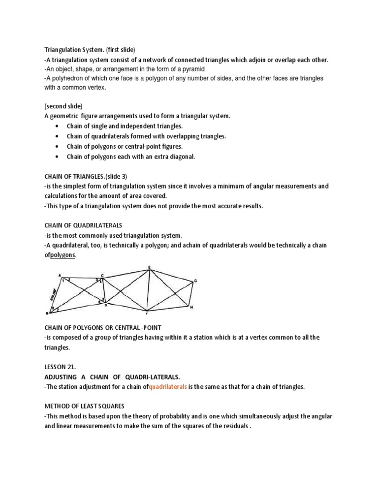 Triangulation System | PDF