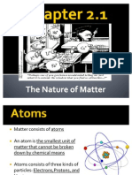 Chapter 2.1 Nature of Matter