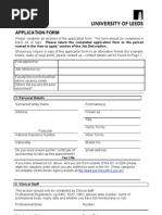 New Application Form