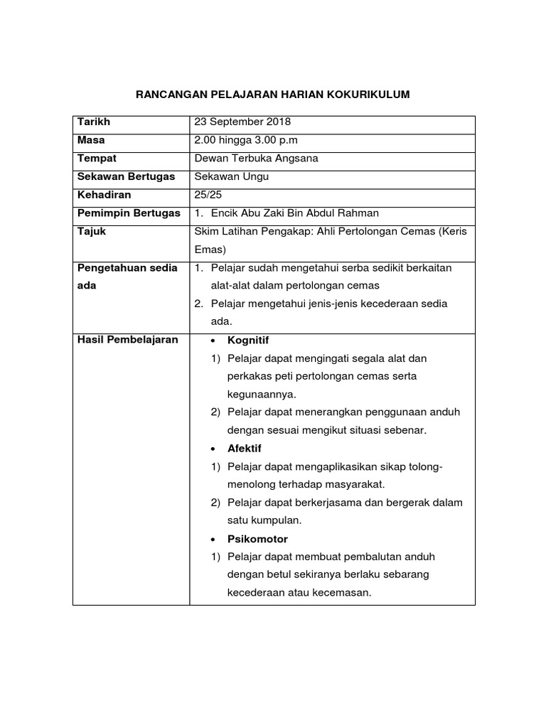 Rph Pengakap Kanak Kanak Pdf