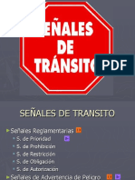 Señales de Tránsito