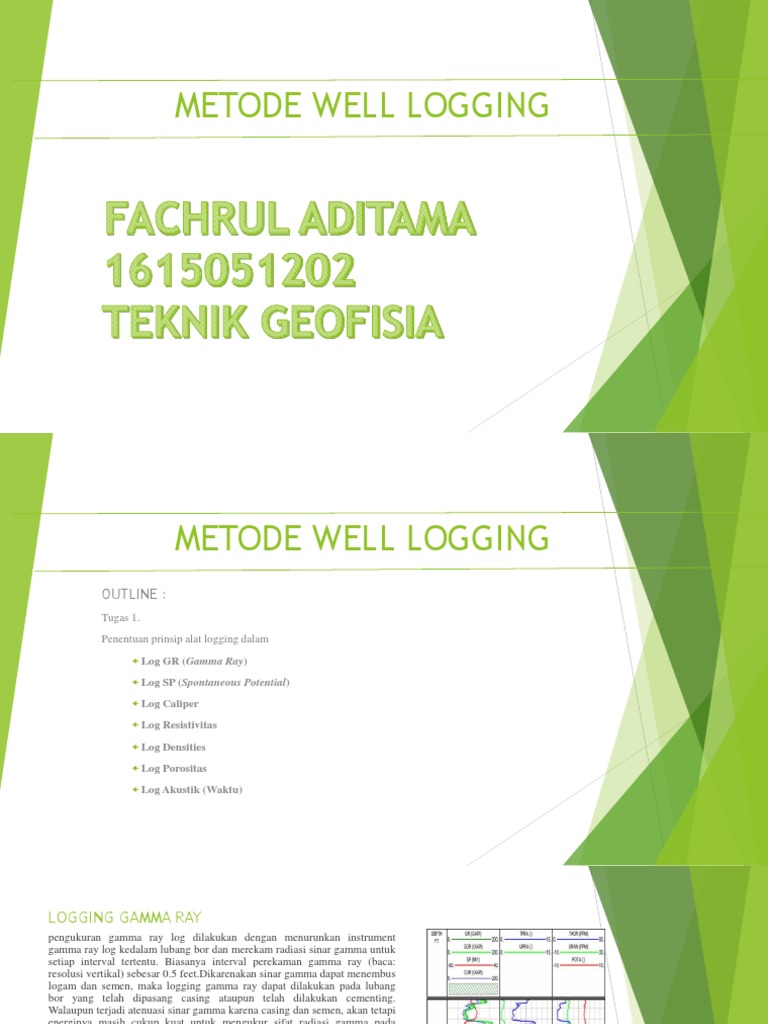 Jenis-Jenis Log dalam Well Logging | PDF | Sains & Matematika ...