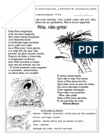 Língua portuguesa - Aprendendo sobre Rita
