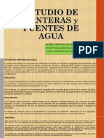 Estudio de Canteras y Fuentes de Agua