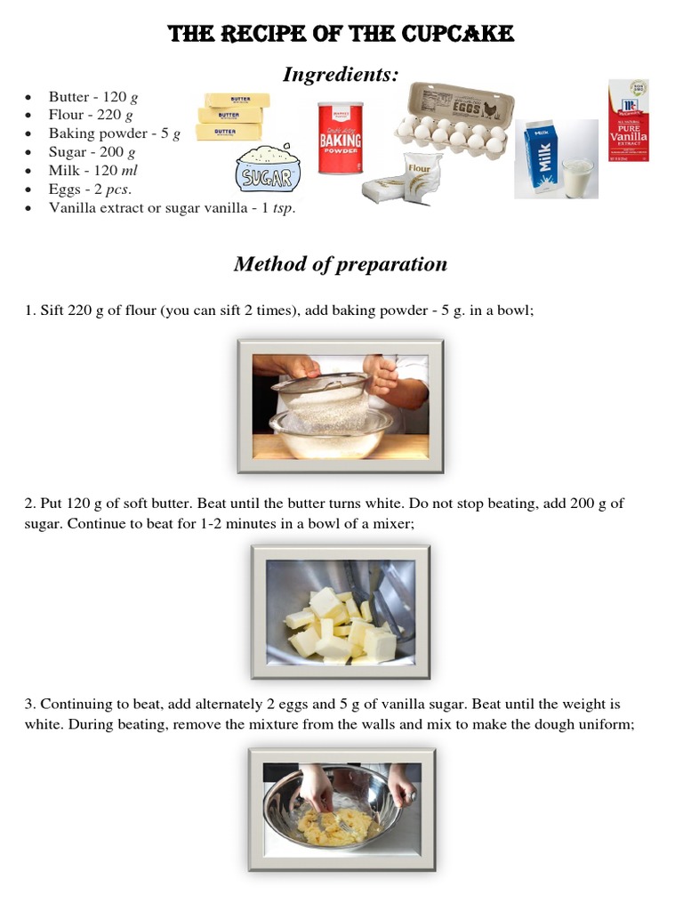 Easy Homemade Cupcake Recipe | PDF