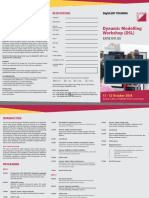 Dynamic Modelling Workshop (DSL) : Registration Information