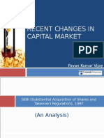 Recent Changes in Capital Market: Pavan Kumar Vijay