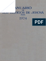 Anuario de Los Testigos de Jehová - 1974