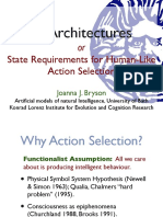 AI Architectures: State Requirements For Human-Like Action Selection