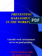 Preventing Harassment in The Workplace