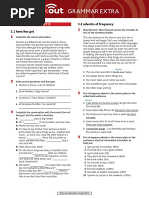 Speakout Grammar Extra Elementary Unit 3 Pdf